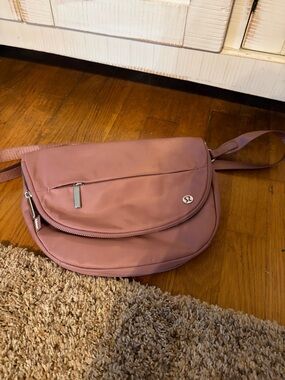 lululemon athletica Mauve Pink Crossbody Bag
